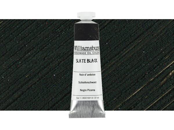 Golden Williamsburg El Yapımı Yağlı Boya 37 Ml S1 Slate Black - 1
