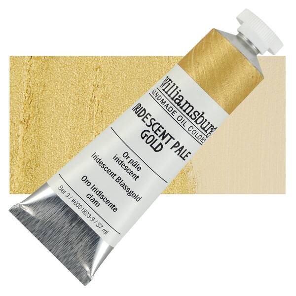Golden Williamsburg El Yapımı Yağlı Boya 37 Ml S3 Iridescent Pale Gold - 1