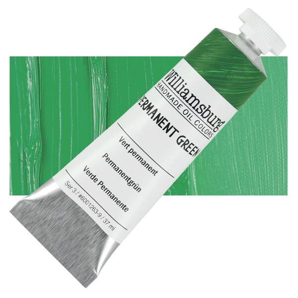 Golden Williamsburg El Yapımı Yağlı Boya 37 Ml S3 Permanent Green - 1
