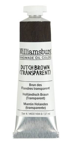 Golden Williamsburg El Yapımı Yağlı Boya 37 Ml S4 Dutchbrown Transparent