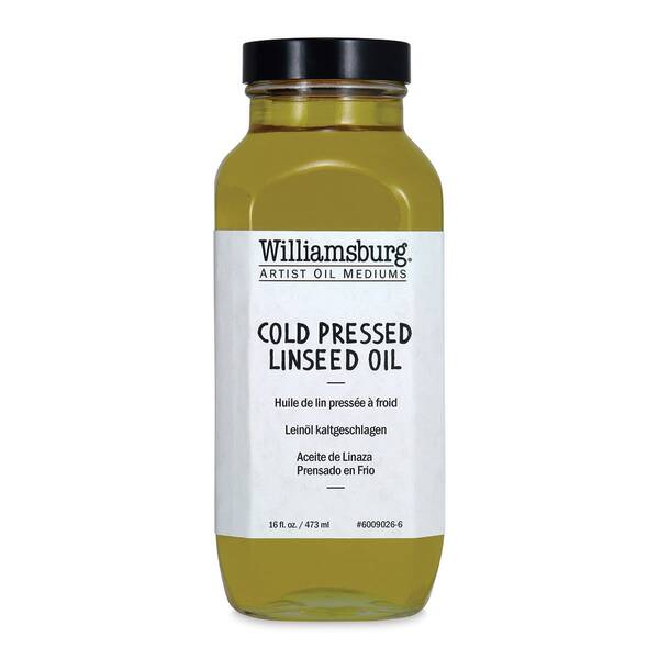 Golden Williamsburg Oil Color Medium 473 Ml Cold Pressed Linseed Oil - 1