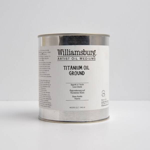 Golden Williamsburg Oil Color Medium 946 Ml Titanium Oil Ground - 1