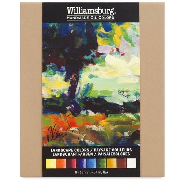 Golden Williamsburg El Yapımı Yağlı Boya Landscape Colors 9'Lu Set