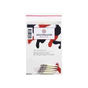 Graphmaster Akrilik Keçe Kalem Uç 0,5 mm Metal - Graphmaster