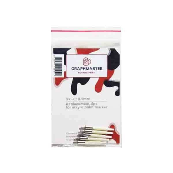 Graphmaster Akrilik Keçe Kalem Uç 0,5 mm Metal - 1