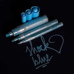 Graphmaster Akrilik Marker 1mm B215 Shock Blue - Thumbnail