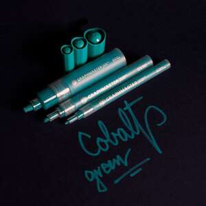 Graphmaster Akrilik Marker 1mm B627 Cobalt Green - Thumbnail