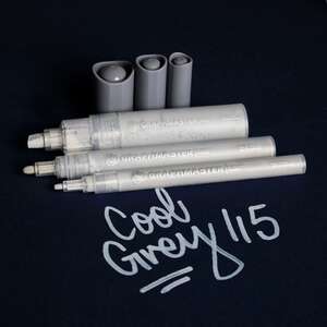Graphmaster Akrilik Marker 1mm Cool Grey 2 5 - Thumbnail