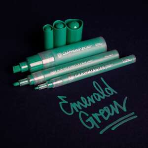 Graphmaster Akrilik Marker 1mm G127 Emerald Green - Thumbnail