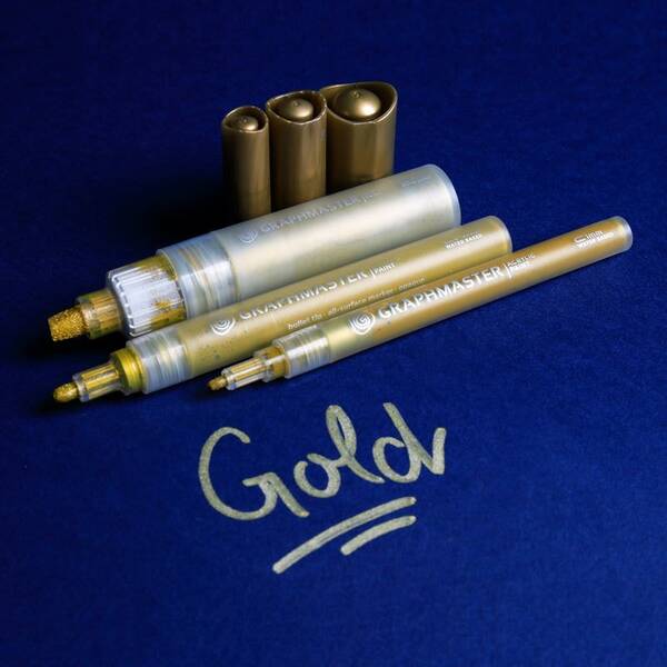Graphmaster Akrilik Marker 1mm M01 Gold