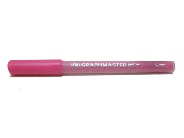Graphmaster Akrilik Marker 1mm R417 Rose Red