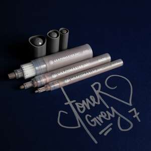 Graphmaster Akrilik Marker 1mm TG07 Toner Grey 7 - Thumbnail
