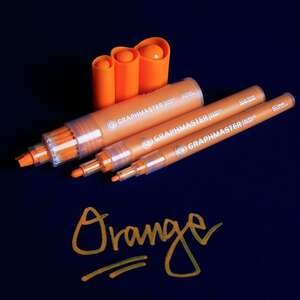Graphmaster Akrilik Marker 1mm Y608 Orange - Thumbnail