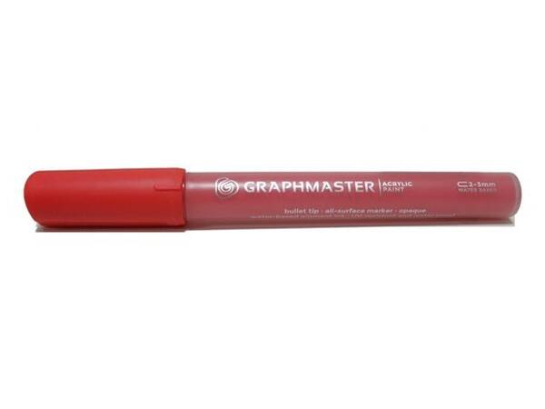 Graphmaster Akrilik Marker 2-3mm Deep Scarlet Red