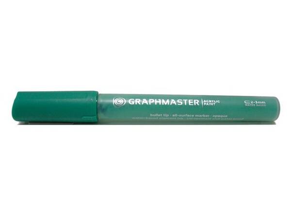 Graphmaster Akrilik Marker 2-3mm G127 Emerald Green