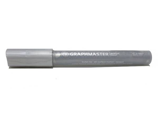 Graphmaster Akrilik Marker 2-3mm M08 Silver