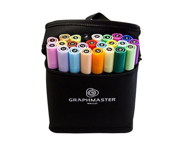 Graphmaster Alkol Bazlı Marker 24'lü Set-Basic - 1