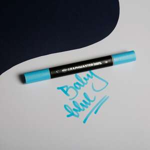 Graphmaster Alkol Bazlı Marker Baby Blue - 1