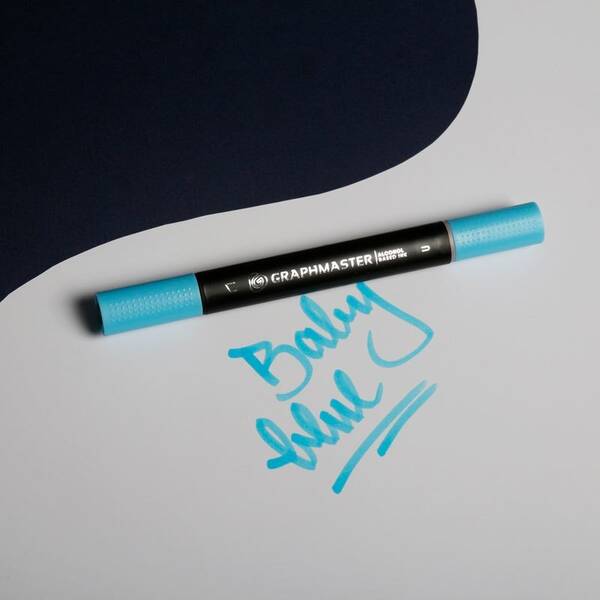 Graphmaster Alkol Bazlı Marker Baby Blue - 1