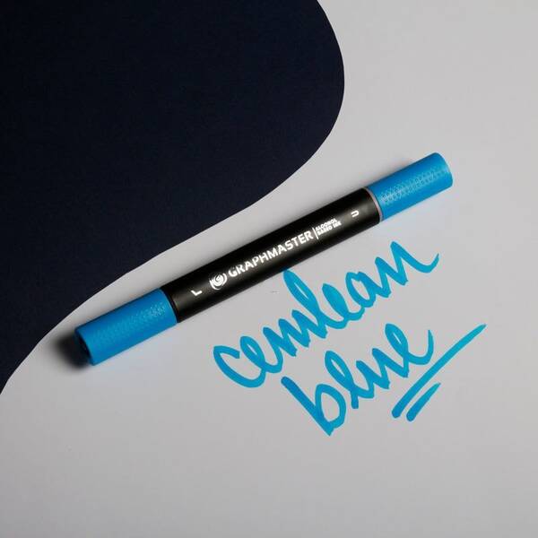 Graphmaster Alkol Bazlı Marker Cerulean Blue - 1