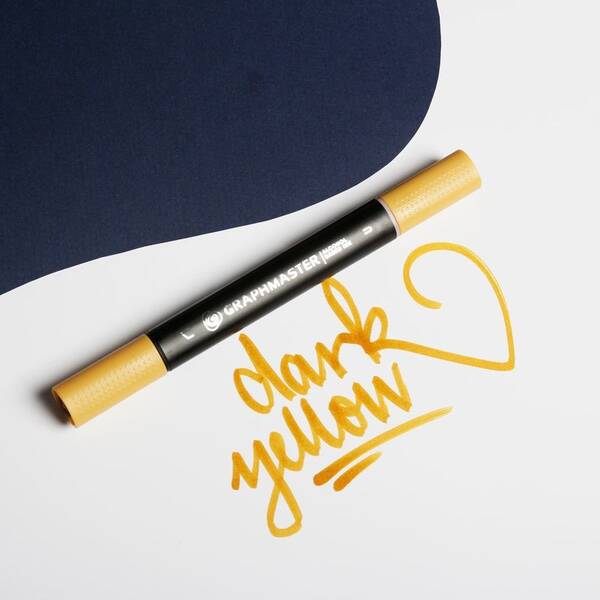 Graphmaster Alkol Bazlı Marker Dark Yellow - 1