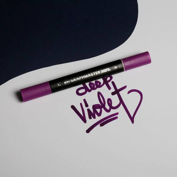 Graphmaster Alkol Bazlı Marker Deep Violet - 1