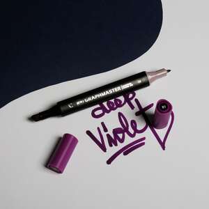 Graphmaster Alkol Bazlı Marker Deep Violet - 2