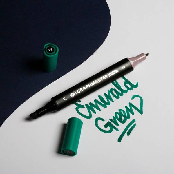 Graphmaster Alkol Bazlı Marker Emerald Green - 2