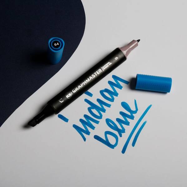 Graphmaster Alkol Bazlı Marker Indian Blue - 2