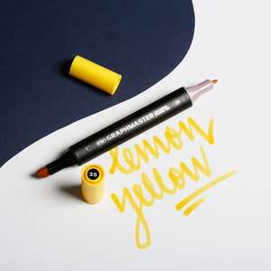 Graphmaster Alkol Bazlı Marker Lemon Yellow - 2