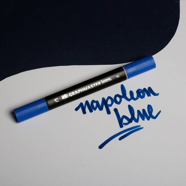 Graphmaster Alkol Bazlı Marker Napoleon Blue - 1