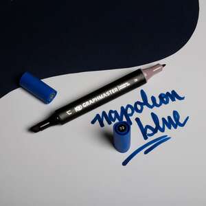 Graphmaster Alkol Bazlı Marker Napoleon Blue - Thumbnail