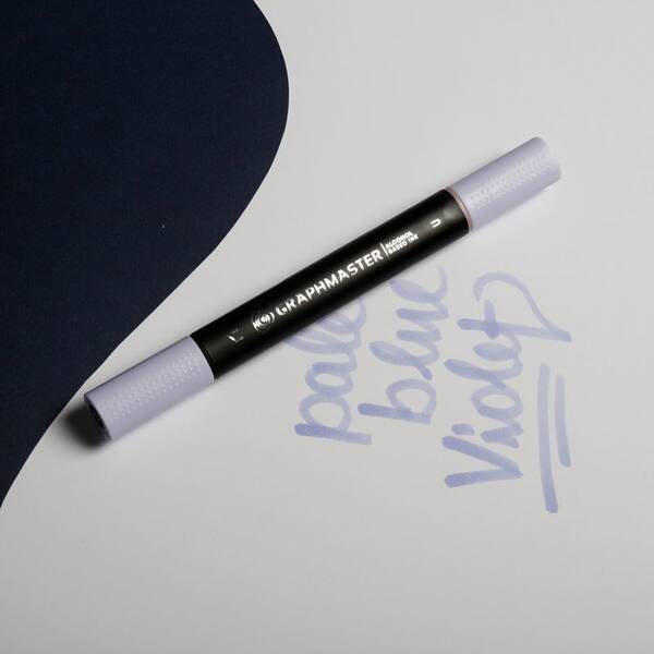 Graphmaster Alkol Bazlı Marker Pale Blue Violet - 1