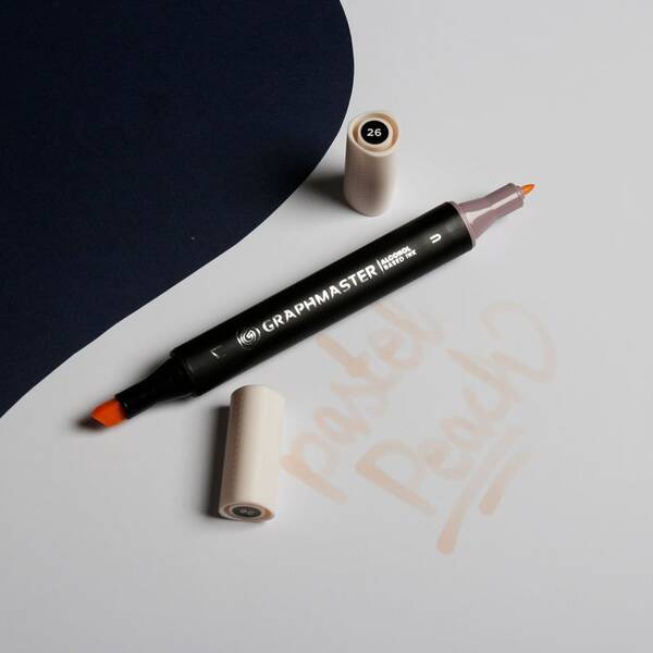 Graphmaster Alkol Bazlı Marker Pastel Peach - 2