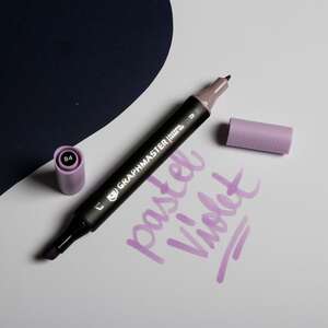 Graphmaster Alkol Bazlı Marker Pastel Violet - 2