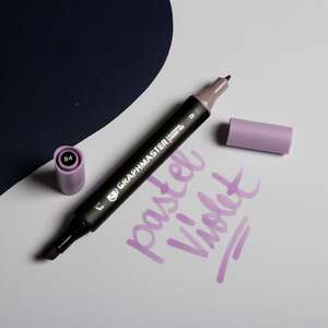 Graphmaster Alkol Bazlı Marker Pastel Violet - Thumbnail