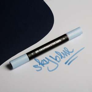 Graphmaster Alkol Bazlı Marker Sky Blue - Thumbnail