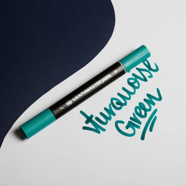 Graphmaster Alkol Bazlı Marker Turquoise Green - 1