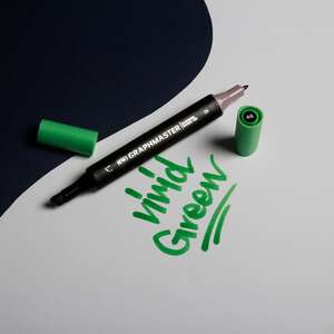 Graphmaster Alkol Bazlı Marker Vivid Green - 2