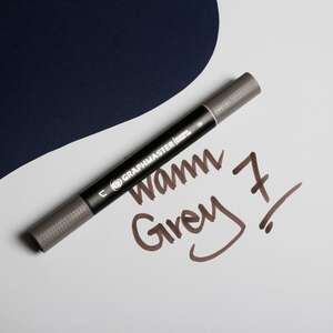 Graphmaster - Graphmaster Alkol Bazlı Marker Warm Grey 7