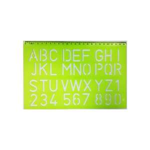 Hatas Büyük Harf Yazı Şablonu 20mm - Hatas