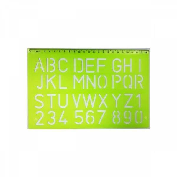 Hatas Büyük Harf Yazı Şablonu 20mm - 1