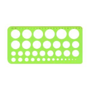 Hatas Daire Şablonu 1-35mm Ekonomik 02271 - Hatas