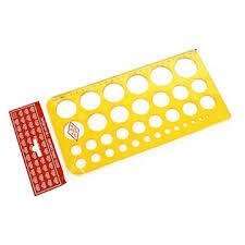 Hatas Daire Şablonu 1-36mm (Büyük) H02272 - Hatas