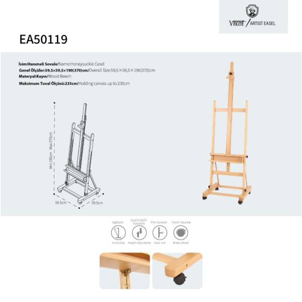 HONEYSUCKLE/HANIMELİ EA50119 ACADEMIA EASEL - 3