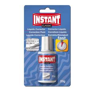 Instant Fluid Correction Bottle 20Ml With Paintbus - Instant