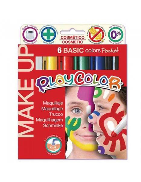 Instant Playcolor Make Up Basic Pocket 6'lı