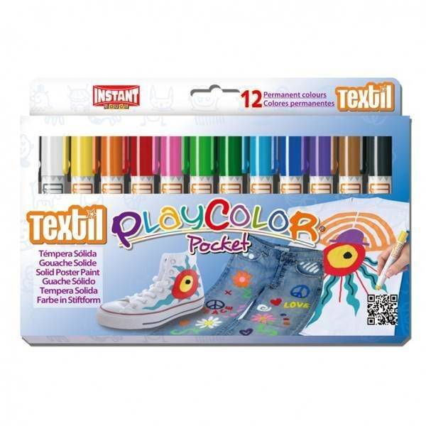 Instant Textil Pocket Set Assorted 12'Li - 1