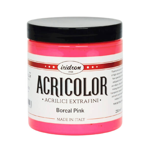 Iridron Acricolor Akrilik Boya 250 ML Boreal Pink - 1