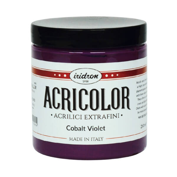 Iridron Acricolor Akrilik Boya 250 ML Cobalt Violet - 1